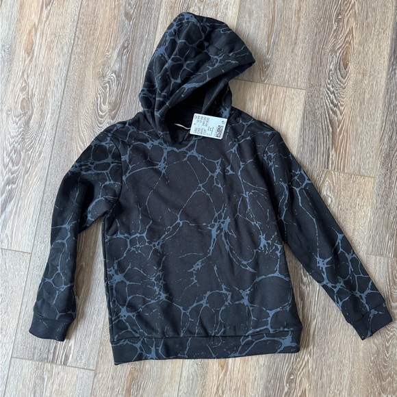 Black and Gray Marble Hoodie - Picture 1 of 3